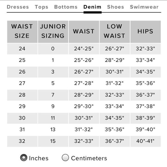 Jordache Jeans - 28” inseam - 32” waist- unfinished raw hem - 9” rise - Picture 12 of 12